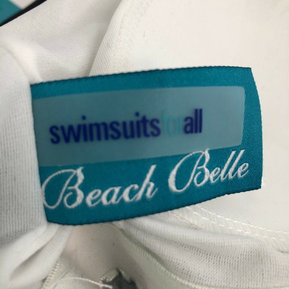 Beach Belle Casablanca swimwear top size 14 Black and Gray Floral NWT - Picture 7 of 11